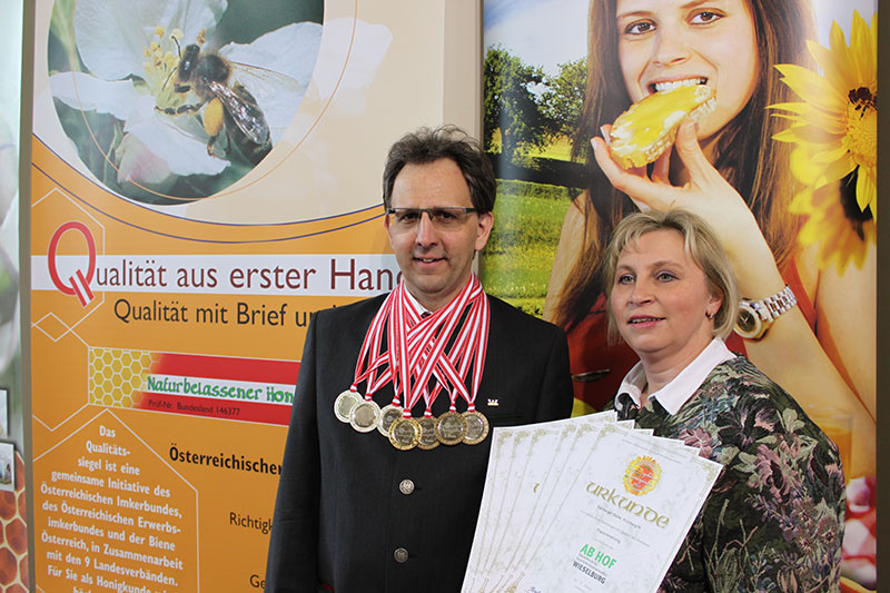 7 Medaillen bei der Honigprämierung in Wieselburg